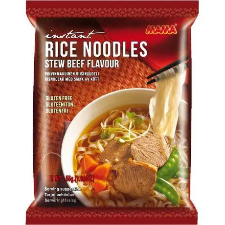 MAMA Beef Instant Noodles 55g Instant Rice Noodles Stew Naudanliha