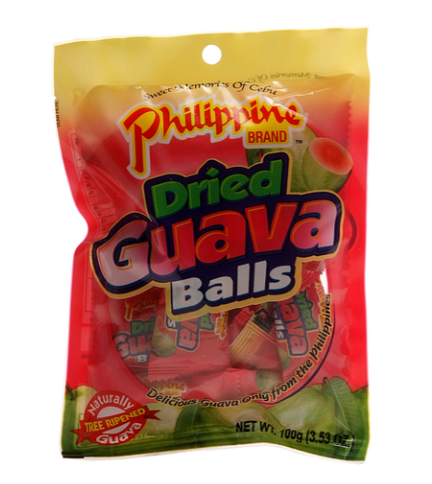 菲律宾番石榴水果干 100g Dried Guava Fruit Balls