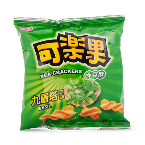 可乐果 豌豆酥 九层塔口味 48g koloko pea crackers basil flavor