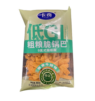 卡奇 低GI 粗粮脆锅巴 酱香牛排味 200g