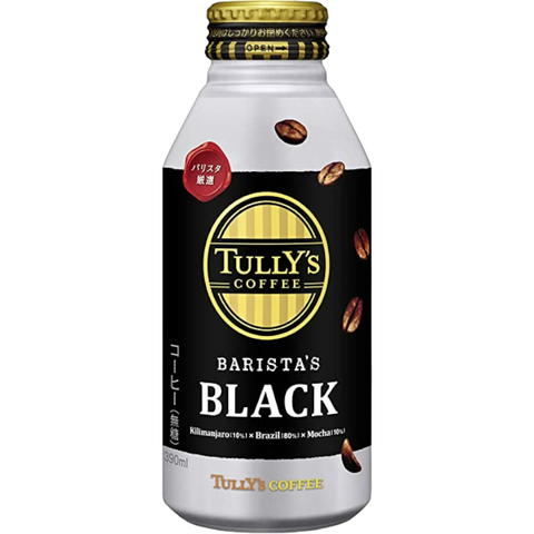 Tully's Japanese Barista Black Coffee 285ml Coffee Black Barista's