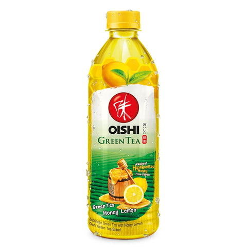 Oishi hunaja-sitruunavihreä tee 500ml