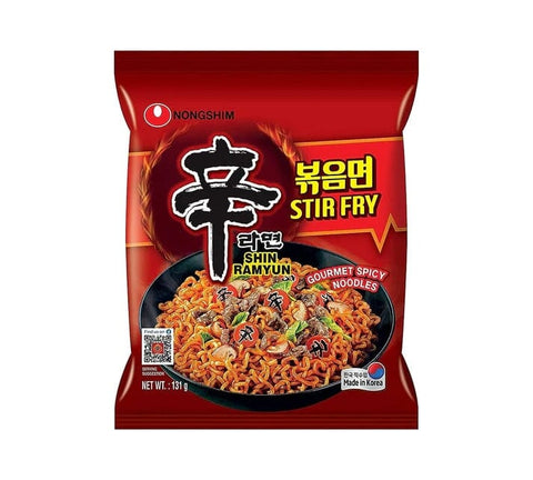 Nongshim Shin Ramyun dry noodles 131g Shin Stir-Fry Ramyun