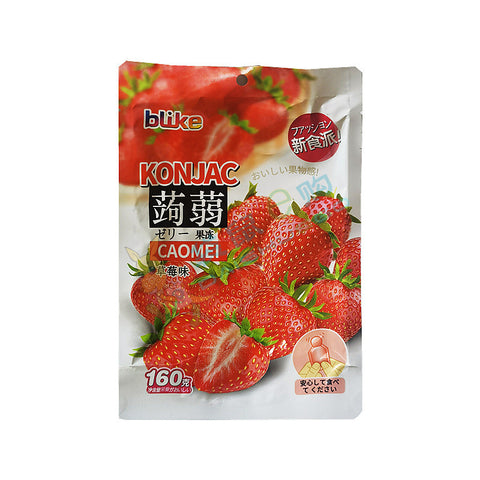 金德福 草莓味蒟蒻果冻 160g