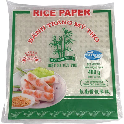 越南竹树牌方形米纸/米皮 square rice paper 22cm 400g