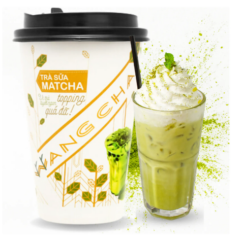 WANG CHA milk tea drink matcha flavor 100g