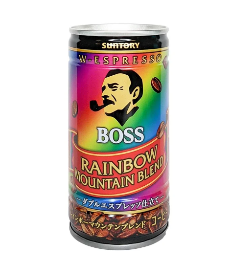 Suntory Rainbow Coffee 185 ml Boss Coffee Rainbow Mountain