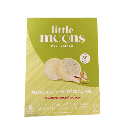 Little Moons 开心果味麻薯冰淇淋 192g Honey Roasted Pistachio Ice Cream Mochi