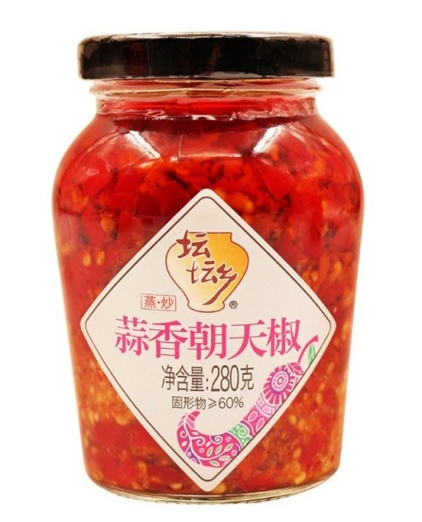 Tantanxiang Pickled chili with garlic 280g