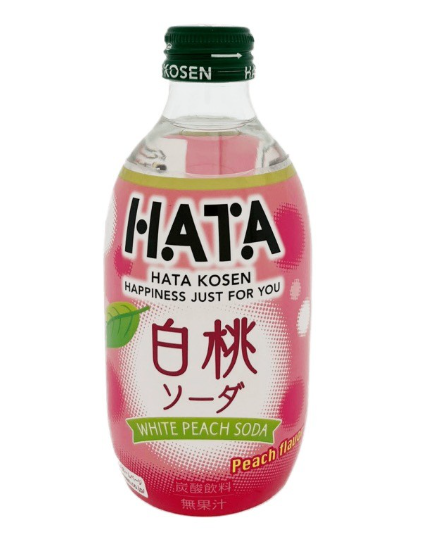 HATAKOSEN 白桃味汽水 300ml