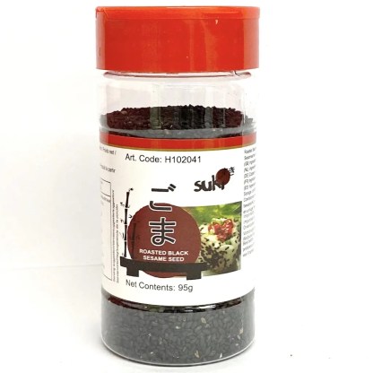 Suki roasted black sesame seeds 95g