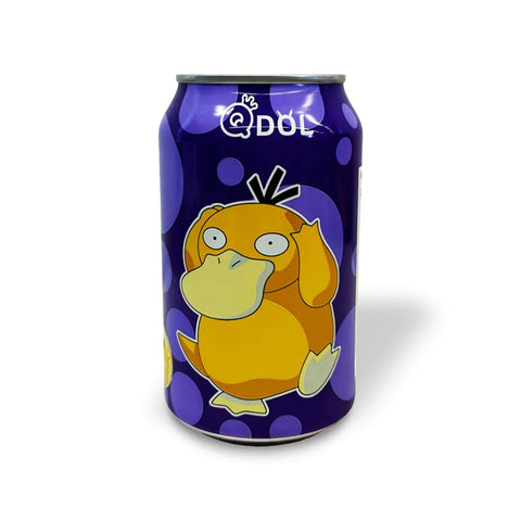 QDol Pokemon Sparkling Water Grape Flavor 330ml
