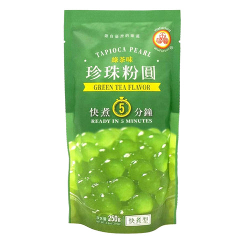 Wufuyuan 5-minute quick-cooked pearls green tea flavor 250g