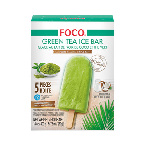 FOCO 抹茶味冰棒 400g green tea ice bar 5pcs