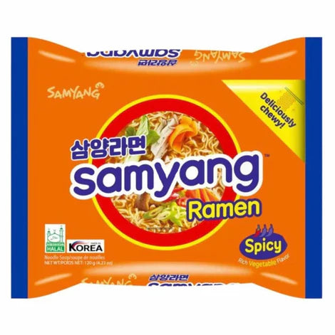 Samyang Spicy Ramen 120g Ramen spicy rich vegetable flavor