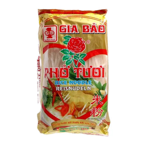 Flower Brand Vietnamese Rice Noodles 3mm 500g Rice Noodles Pho Tuoi