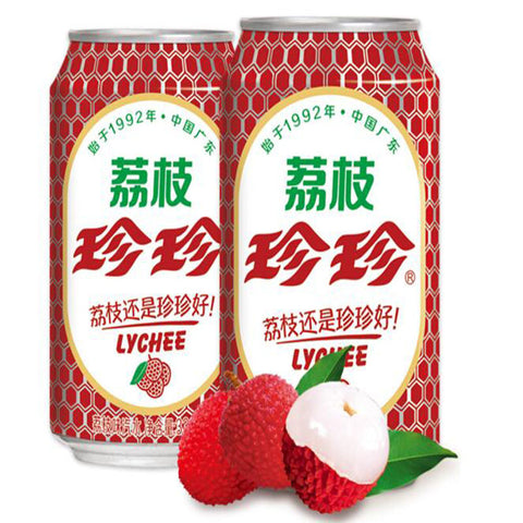 Zhenzhen lychee flavored soda 330ml lychee soda