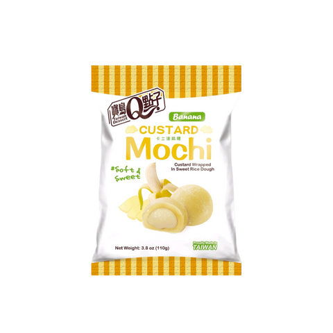 Q Custard Mochi Banaanimaku 110g