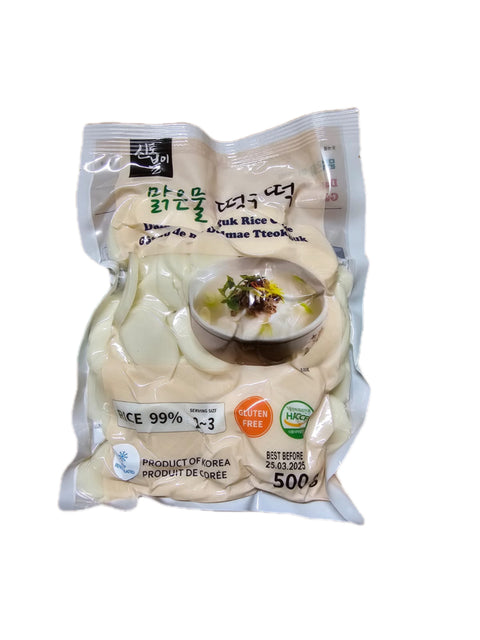 Korean rice cake slices 500g 99% rice