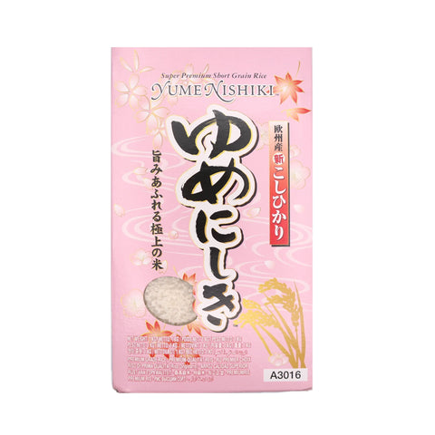 YUMENISHIKI Japanese Superior Short Grain Rice 1kg SHORT GRAIN RICE