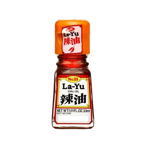 S&B chili oil (LA YU) 33ml