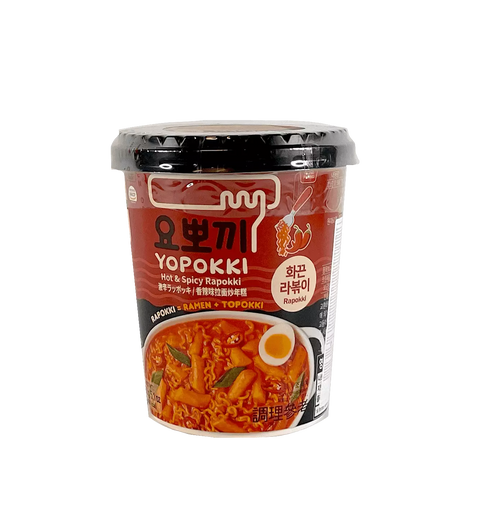 YOUNGPOONG Spicy Ricecake Ramen Cup Noodles 145g Yopokki Ricecake&amp;Ramen Cup Hot Spicy