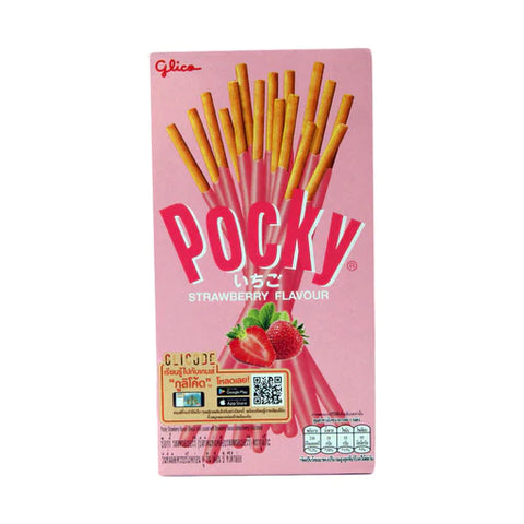 POCKY Strawberry Biscuits 45g