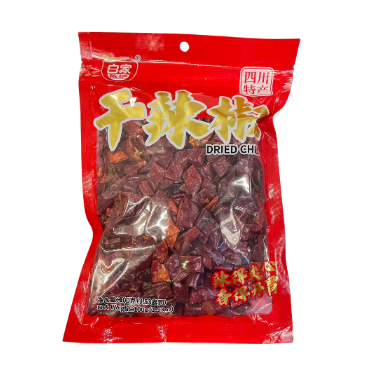 白家 干辣椒节 朝天椒 100g Dried Chilli Cut