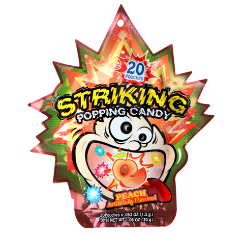 Popping Candy/Exploding Candy Peach Flavor 30g Popping Candy - Peach
