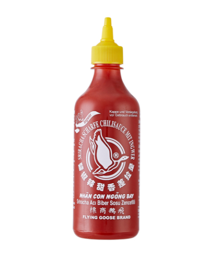 Fei Ge Brand Sriracha chilikastike inkiväärillä 455 ml Sriracha chilikastike inkiväärillä