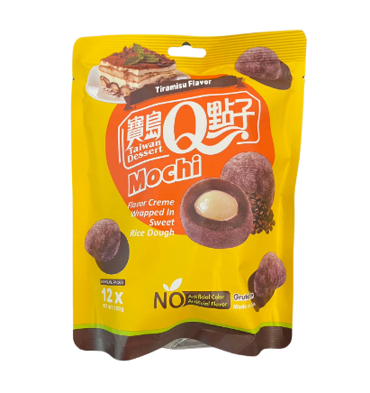 宝岛Q点子 提拉米苏味麻薯 180g Mochi Tiramisu Flavor