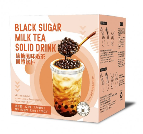 Kuai Lai Kuai Wang Caramel Original Milk Tea Solid Drink 221g