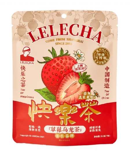 Lelecha Happy Tea Strawberry Oolong Tea 21g