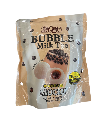 台湾 宝岛Q点子 珍珠奶茶麻薯 500g Bubble Milk Tea Mochi bag