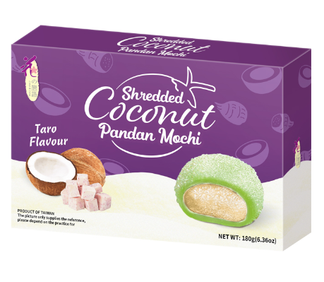 Kookosraastettu panda mochi taro 180g kookosraastettu panda mochi taro