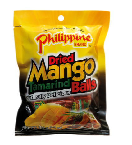 Kuivatut mango-tamarindipallot 100g