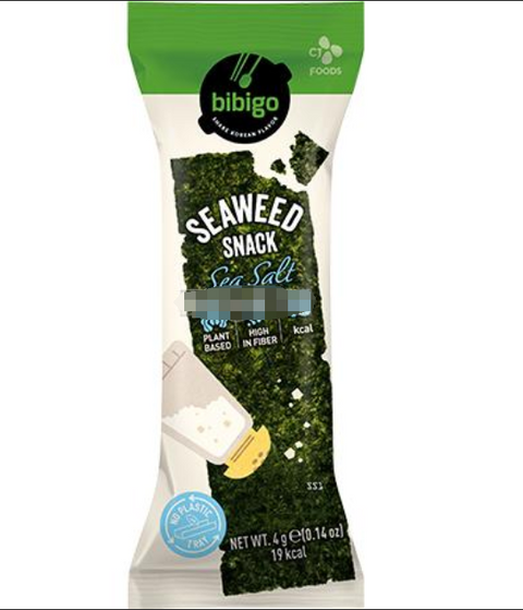 BIBIGO Seaweed Snack Sea Salt 4g