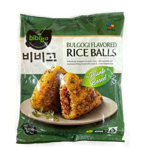 BIBIGO 素食韩式烤牛肉饭团 500g bulgogi rice ball (plant based)