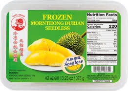 COCK Frozen seedless durian 400g seedless durian 2pcs