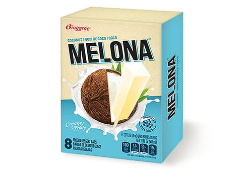 BINGGRAE 椰子冰淇淋 8*70ml Melona Ice Bar Coconut