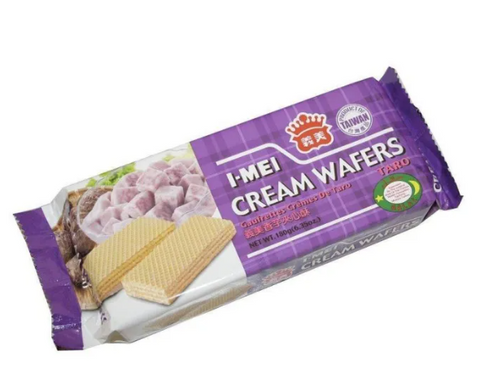 Yimei taiwanilainen Taro voileipä rapea 200g Cream Wafer - Taro