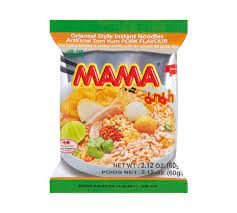 Mama Pork Tom Yum Goong Flavour Noodles 60g