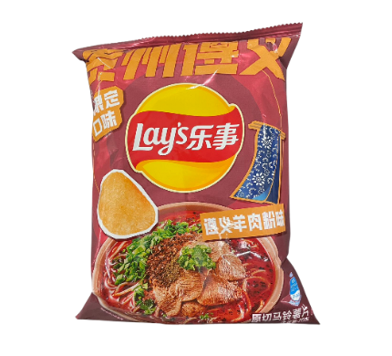 乐事 薯片遵义羊肉粉味 70g Potato Chips Zunyi Lamb Noodle