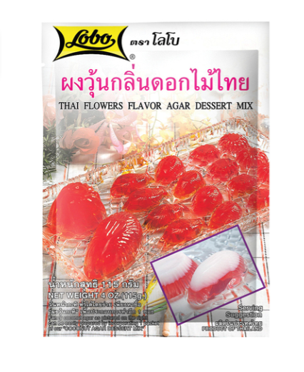 LOBO Agar Jälkiruoka Mix Thai Flowers Flavor 115g