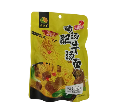 Shaxian Snack Sour Soup Fatty Beef Noodles 140g