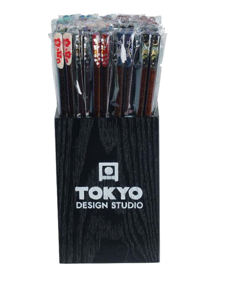 日本东京设计风格筷子 樱花款 1双 颜色随机 Tokyo Design Studio | hopsticks Box Assorted Tensoge