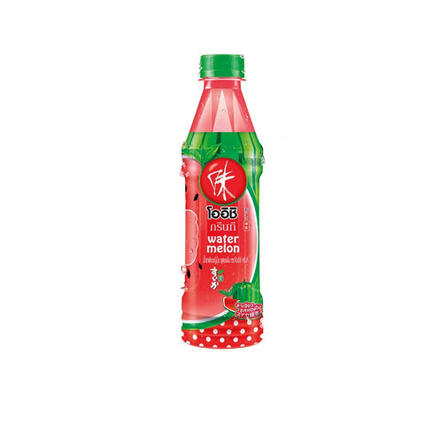 Oishi watermelon flavored green tea drink 380ml