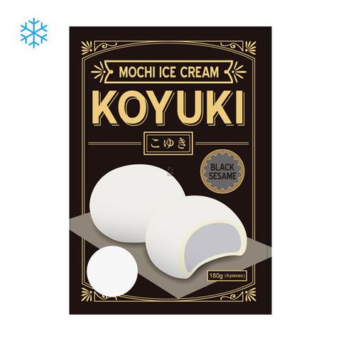 JFC japanilainen mochi jäätelö musta seesami maku 180g KOYUKI musta seesami mochi jäätelö