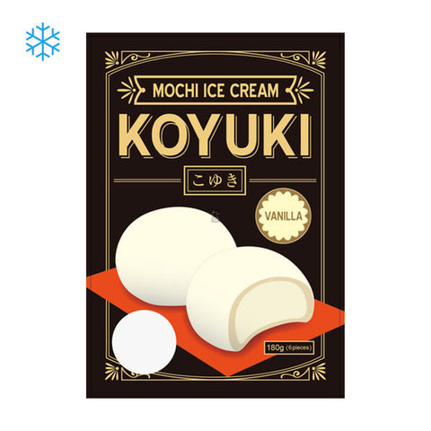 JFC japanilainen mochi jäätelö vanilja makuinen 180g KOYUKI vanilja mochi jäätelöä 