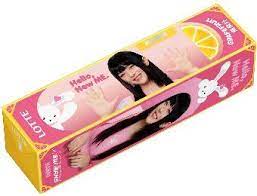 韩国乐天女团联名口香糖葡萄柚口味 24g Lotte New Jeans Meet Chewing Gum Grapefruits